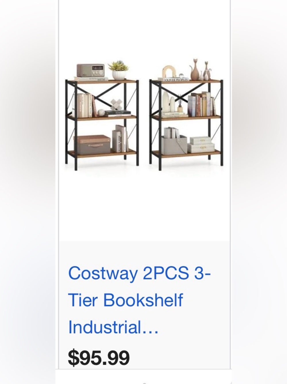 Black Metal Mesh 3-Tier Storage Shelf - Brand - Picture 9 of 9